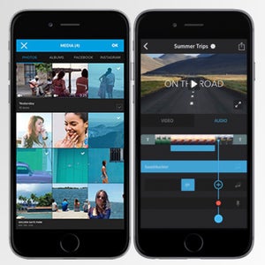 Edit GoPro action on your phone.