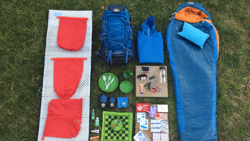 HMW Outdoors generously donated 15 of these Youth Adventure Kits for the trip. They're designed to give your kid everything they need for summer camp, but worked just as well taking these teenagers camping.