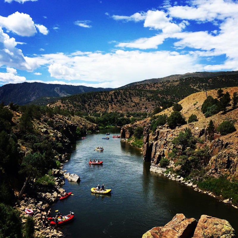 "New friends + hot springs +cliffs to jump off #Colorado #Summerofchaco #contest"
