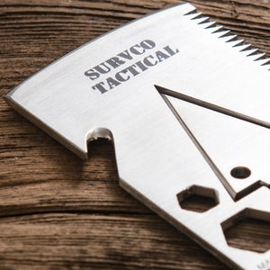 A Survival Axe Multi-Tool that Fits in Your Wallet