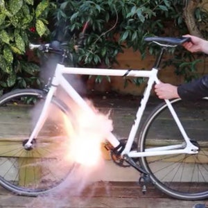 Scare the sh$# out of bike thieves.