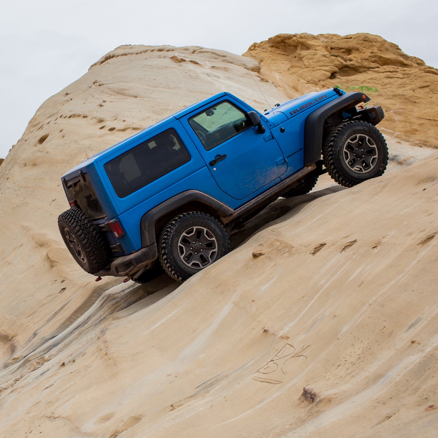 The 4WD Jeep Rubicon.