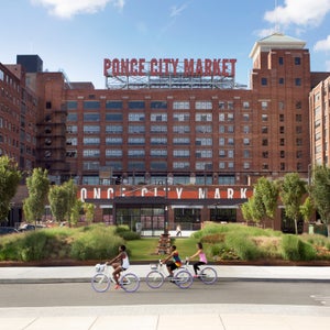 Ponce City Market features a free bike valet right off the Eastside Trail.