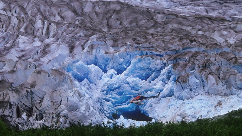 Klinaklini Glacier.