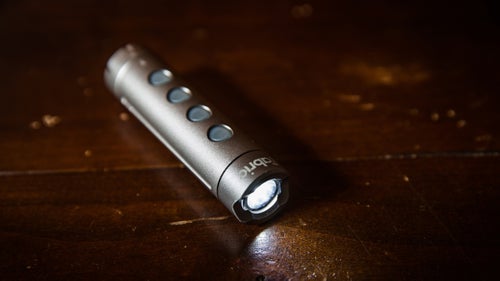 Fabric is known for its clever bike component redesigns (saddles, multitools, water bottles), and now it鈥檚 doing the same thing for lights. Unlike your typical commuter light that鈥檚 controlled with buttons, the new FL300 front light uses an easy-twist dial on the back to toggle between outputs (300, 60, or eight lumens and blink modes). It also has a strip of red LEDs so it can serve as a taillight. The battery lasts between two and six hours, depending on output. Fabric will also offer 500- and 150-lumen versions. Everything will be available in early September.