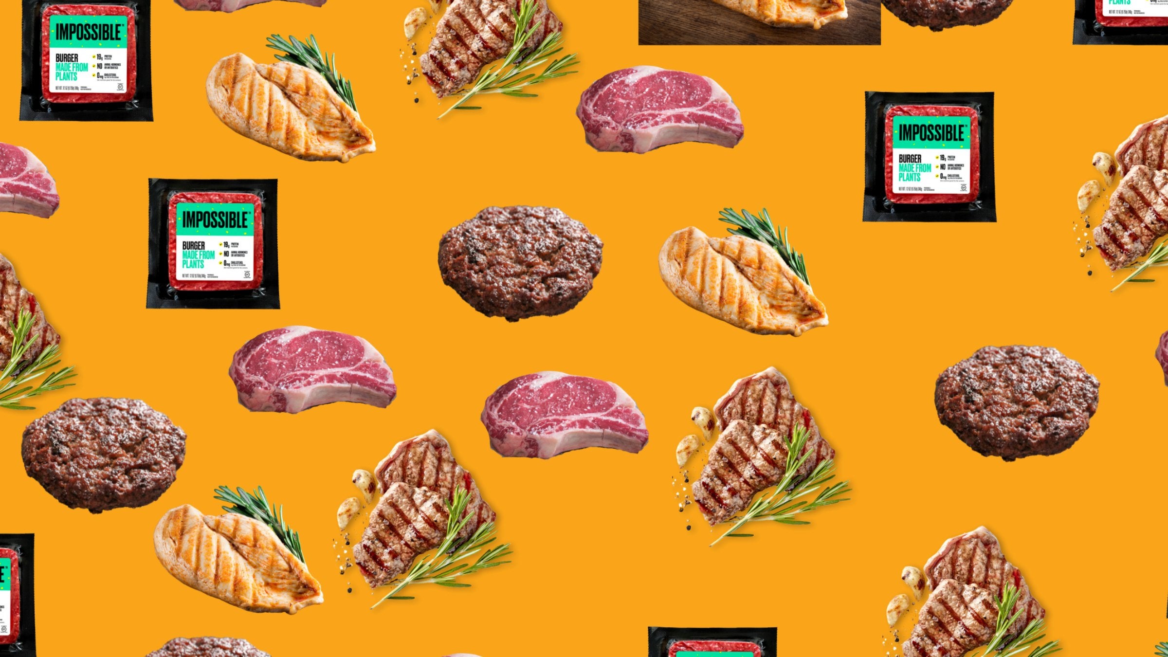 Different kinds of meat