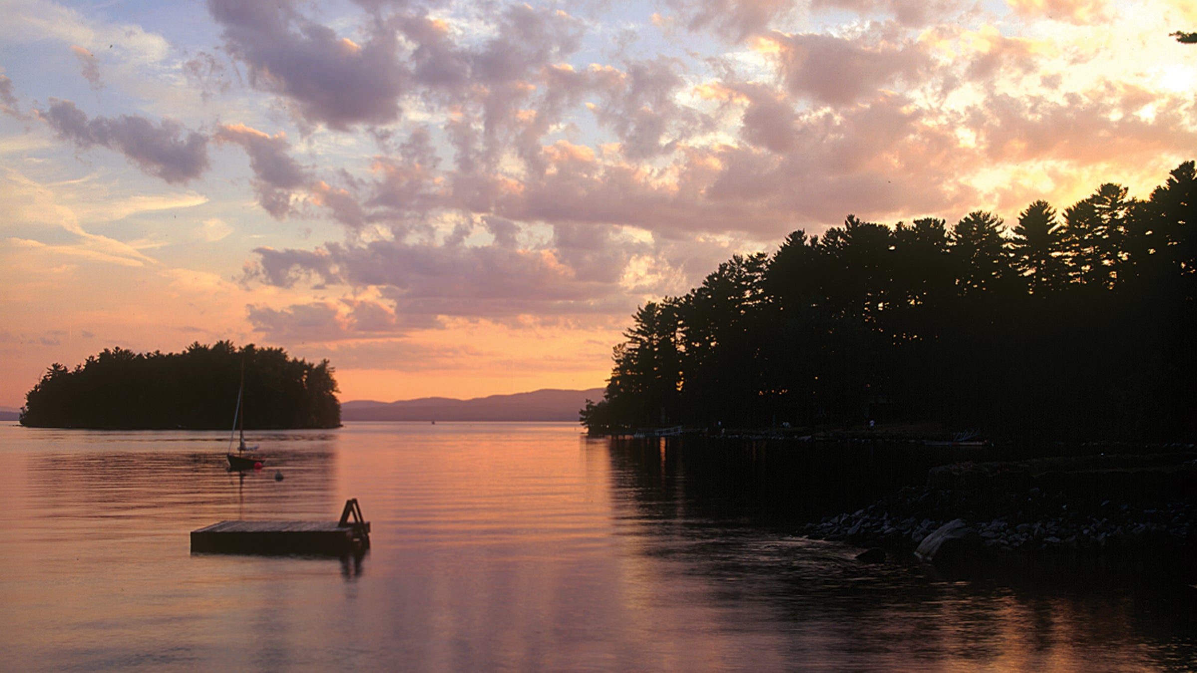 Get a taste of summer lake life.