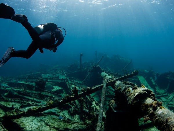 In 1991, Michael Proudfoot got stuck alone, deep underwater inside a sunken ship, with only minutes to survive before he ran out of air.