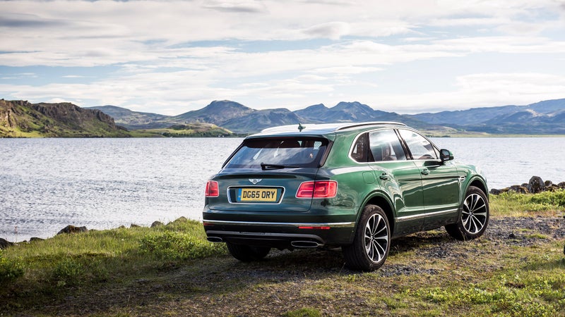 The Bentayga combines classic Bentley styling cues with SUV proportions.