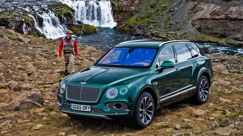 The Bentayga is the first Bentley that can be used off-road.