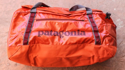 Patagonian Roses Eco-Friendly Travel Laundry Bag, orange