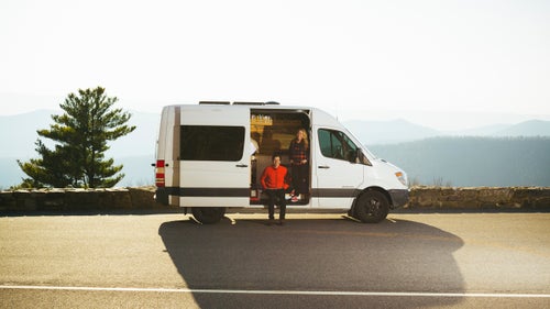 They considered backpacking across Asia but didn’t want to abandon their jobs. “You can only stay in hostels for so long,” Irons says. “So we looked at the #vanlife thing and realized we could work from the road.”
