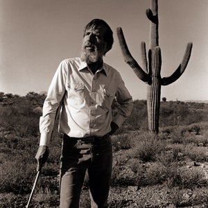 Edward Abbey in 1987, two years before his death. 