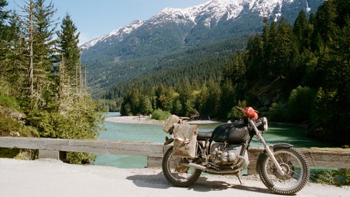 鈥淐amping by motorcycle, you can go anywhere you want,鈥 says Crowe, who has ridden from Whistler to southern Argentina.