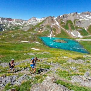 At 100 miles long, and with more than 33,000 feet of elevation gain and descent, the Hardrock 100 has long been considered one of the world’s toughest ultras. The 2016 race in Southern Colorado’s San Juan mountains drew 152 of some of the world’s best runners, and only 115 finished. Anna Frost took the women’s title for the second year in row while Kilian Jornet and Jason Schlarb walked across the finish line together to share the victory. Photographer Daniel Sohner was there, camera in hand, to see it all unfold. Here, Sohner shares of a few of his favorite images from the race. Photo: Early on in the race, runners climb above Island Lake toward Grant Swamp Pass.