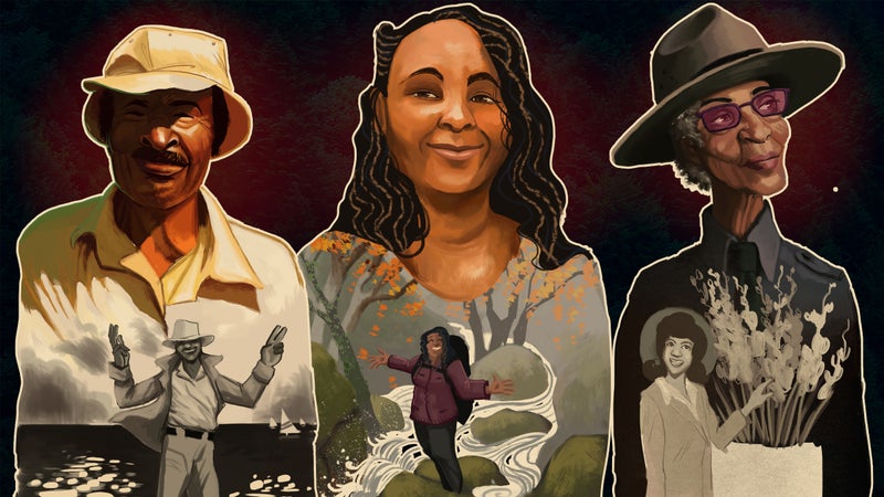 From left: Lancelot Jones, Teresa Baker, and Betty Reid Soskin.