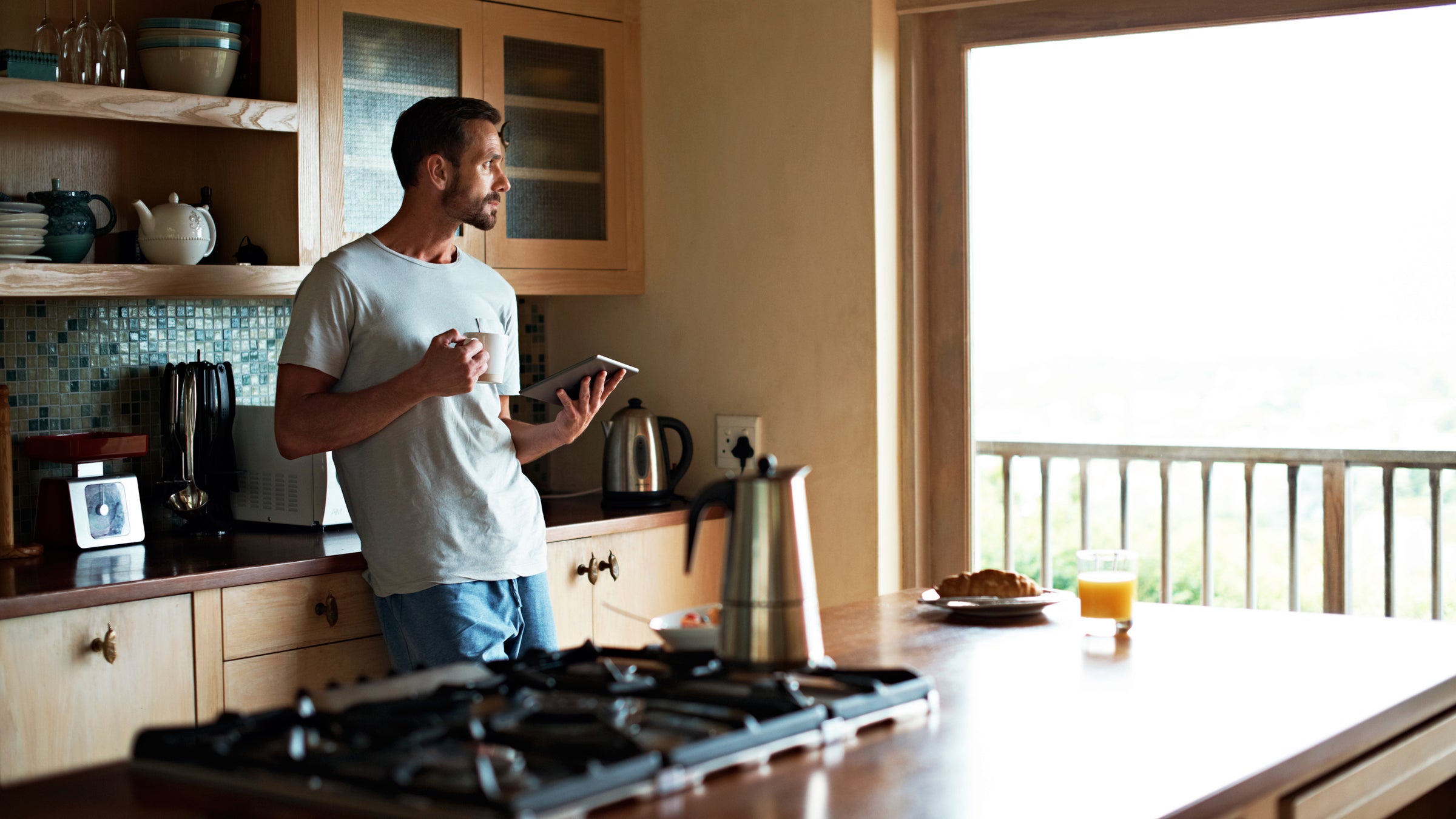 Make your cooking space utilitarian.