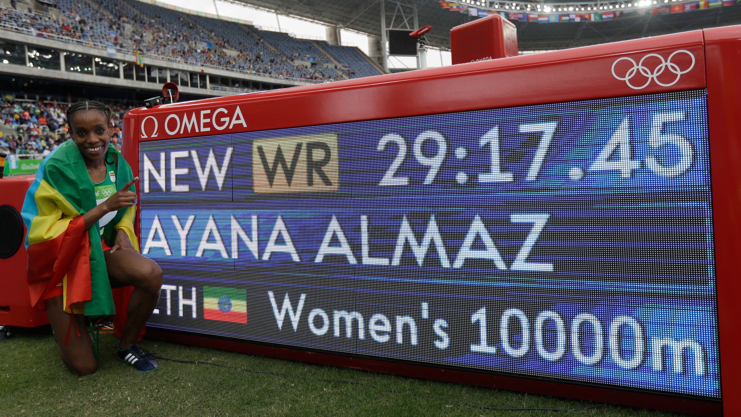 On Friday in Rio, Ethiopian superstar Almaz Ayana absolutely decimated a 23-year-old 10,000-meter world record that was almost certainly dirty. 