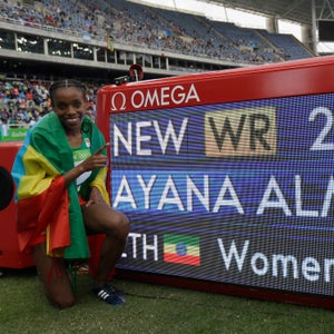 On Friday in Rio, Ethiopian superstar Almaz Ayana absolutely decimated a 23-year-old 10,000-meter world record that was almost certainly dirty.