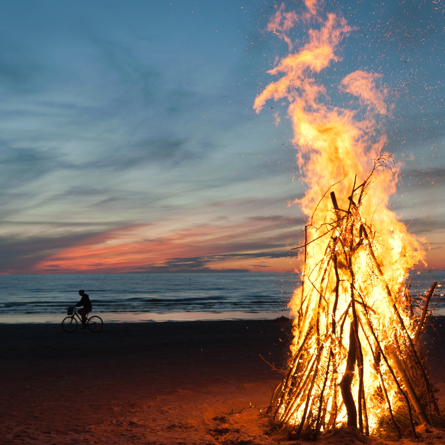 Bonfire On The Beach