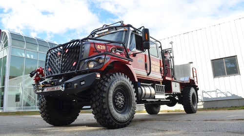 Is there a fire this truck can't get to?