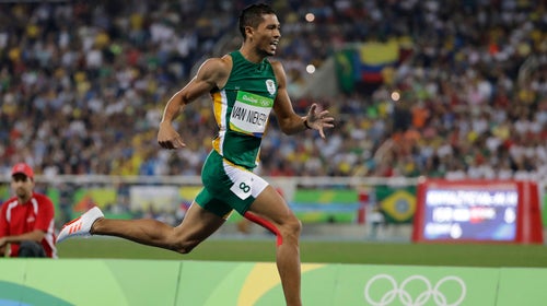 On Sunday night, South Africa’s Wayde van Niekerk won gold in the men’s 400-meters and broke the world record—out of lane eight.