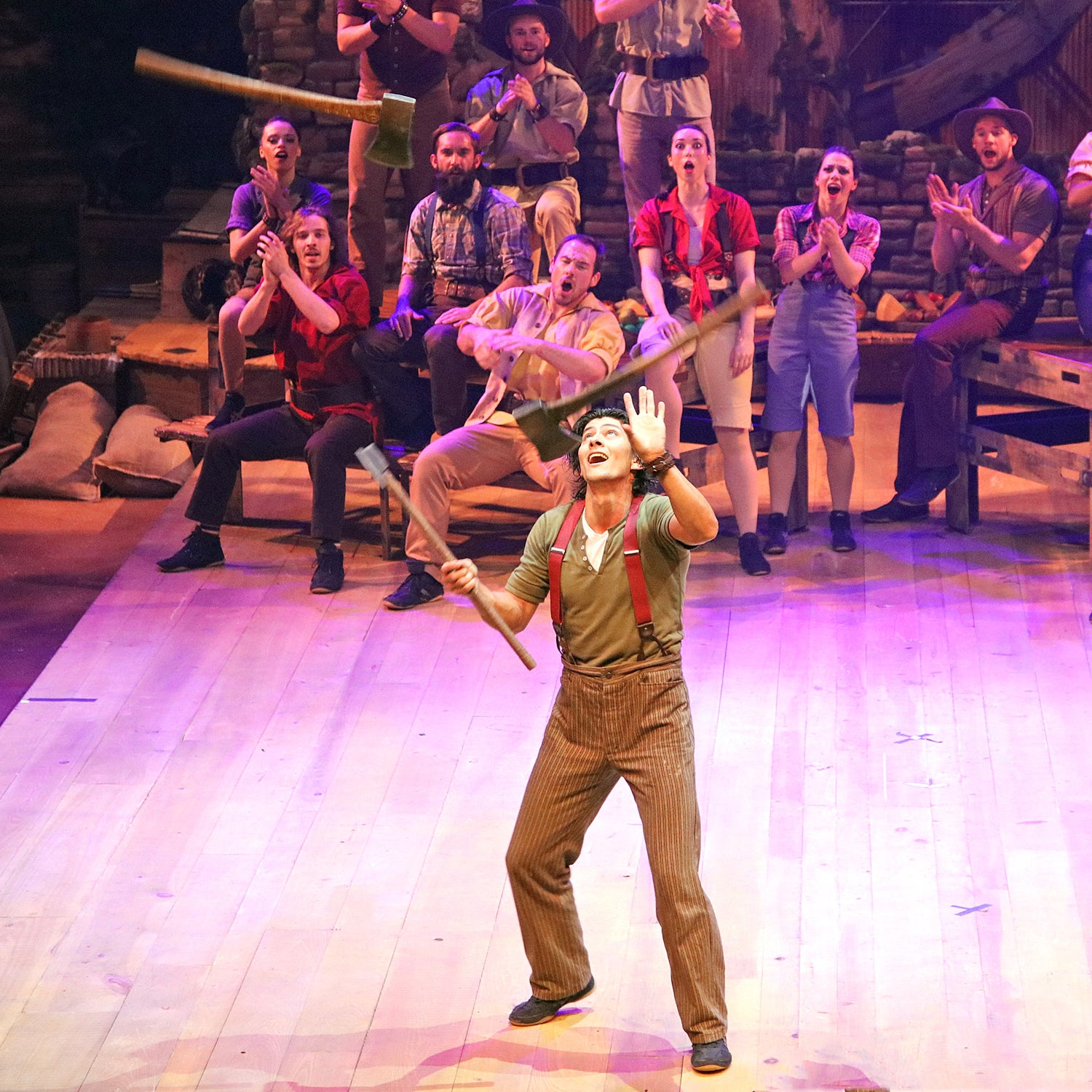 Dolly Parton's Lumberjack ϳԹ features axes, dogs, and lots of moonshine.