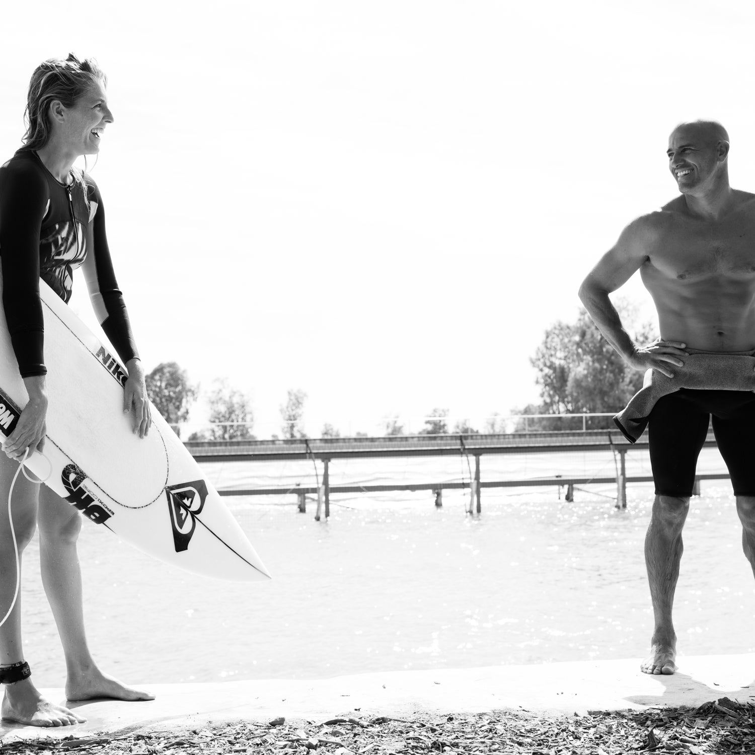 After a decade of R&D, Slater is inviting pro surfers like Stephanie Gilmore to test his artificial-wave