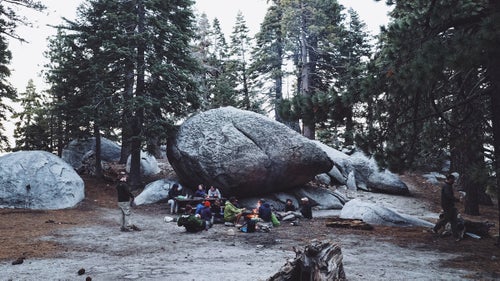 I loved this campsite and its setting against the rocks. Hikers are always gathering to eat and hang out. It was very cool to see strangers always happy and eager to be around one another.