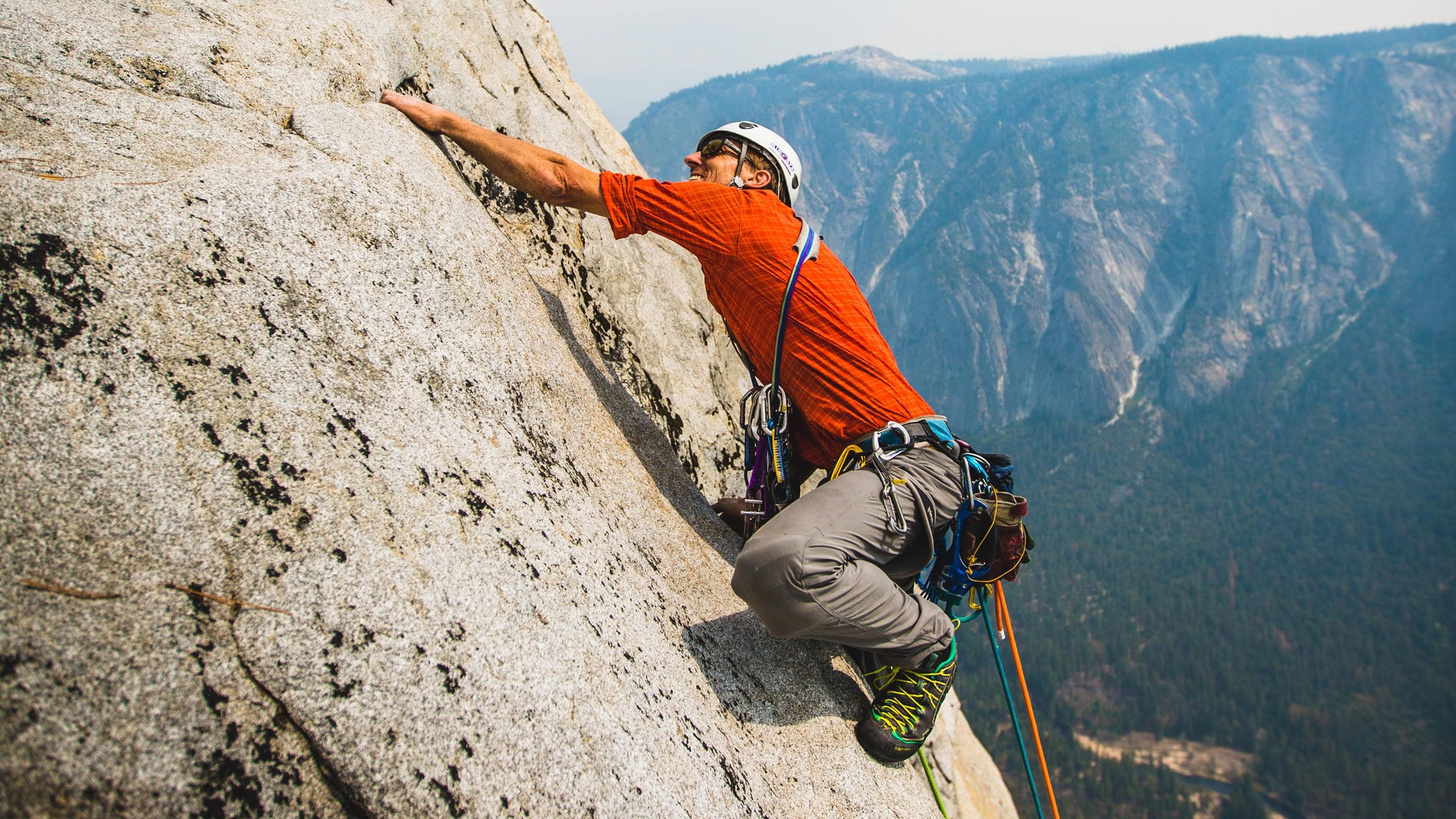 Hans Florine has climbed El Capitan 161 times and is aiming for 200 as a lifetime goal.