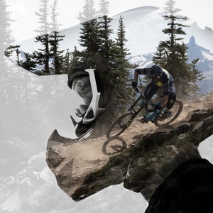 The Deep Summer Photo Challenge at Crankworx Whistler, which is the largest mountain biking festival in the world, is one of the most respected and grueling tests for photographers. Five industry-leading shooters are invited to the event, along with one wildcard contestant, to prove their photographic and mental strength for 72 hours of intense work and sleepless nights. Ultimately they edit together a three-to-five-minute slideshow viewed and judged at Whistler’s Olympic Plaza. Squamish-based photographer Ben Haggar was one of the top five selected for the 2016 contest. We caught up with him to learn more about the nonstop days and what he captured. 
Photo A contest within a contest. Competitors are asked to portray three iconic areas of the Whistler Bike Park (the Top of the World trail, the Garbanzo zone, and the GLC drop), which have been, by most measures, photographed to death. My idea for these shots was to have them viewed as a series of double exposures. The Top of the World Trail pictured here with rider Andrew Baker descends from the peak of Whistler Mountain all the way to the valley.