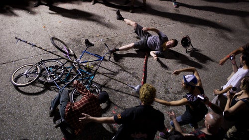 Tall bike jousting is a popular鈥攁nd sometimes hazardous鈥攃ompetition held each summer as part of the Dead Baby Downhill bike festival in Seattle. It鈥檚 like the medieval sport with the huge, pointy sticks, but instead of horses, jousters鈥 steeds come in the form of bikes that have been welded or otherwise altered to be, well, taller. Bruised bodies and egos are often soothed with copious amounts of cheap beer.