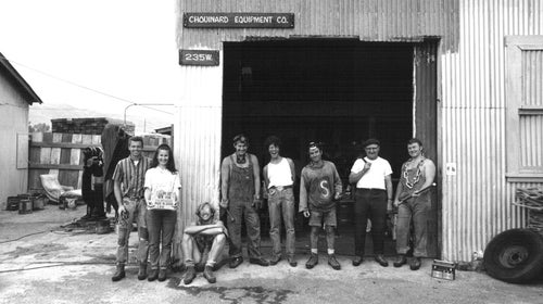 Yvon Chouinard (seen here at his first company) will appear on the new NPR show, How I Built This with Guy Raz.