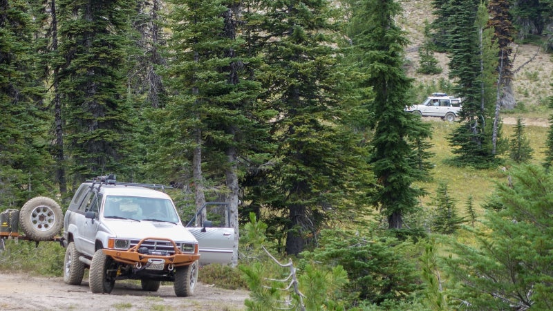 Ty drives a 1986 Toyota 4Runner, also converted for overland travel. You can read more about it here. Which truck is better? Well, we've got similar money invested in each. Mine is ultimately more capable both on-road and off, and has ice-cold A/C, but Ty benefits from cheaper, more commonly-available parts. And fewer people asking: "Don't those break down?"