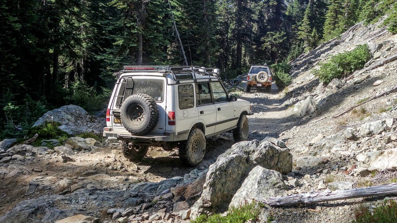 The trail up to Gallagher Head Lake in Washington isn't super challenging, but it does make a good day trip from Seattle. We drove up to shoot some guns, play with the trucks, and let the dogs run off-leash for a few hours.