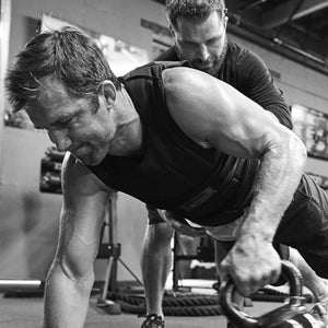 Bartholomew working with UFC Fighter Luke Rockhold.