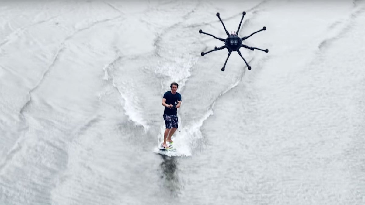 Why Not Go Drone Surfing?