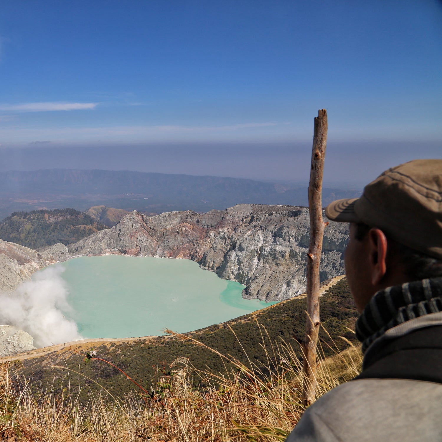 Trekking to the top of an Indonesian volcano is just part of the adventure