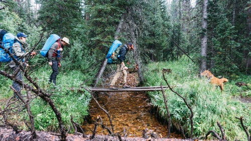 The weather proved unpredictable. Hikers got a little bit of everything: rain, hail, sunshine, more hail.