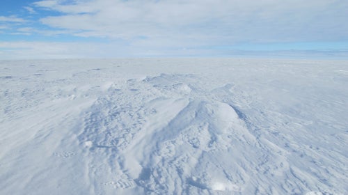 The surface of the Ross Sea Ice Shelf, Antarctica