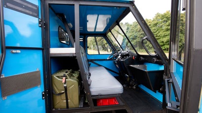 This cinder block on wheels can go just about anywhere.