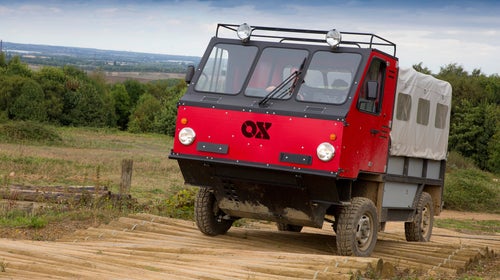 This cinder block on wheels can go just about anywhere.