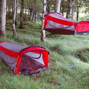 Tent or hammock? You decide.