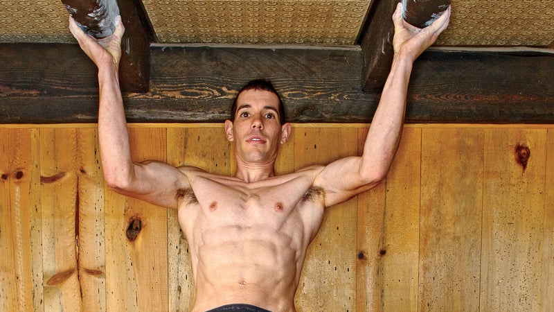 Honnold in Terrebonne, Oregon during a climbing trip to Smith Rock