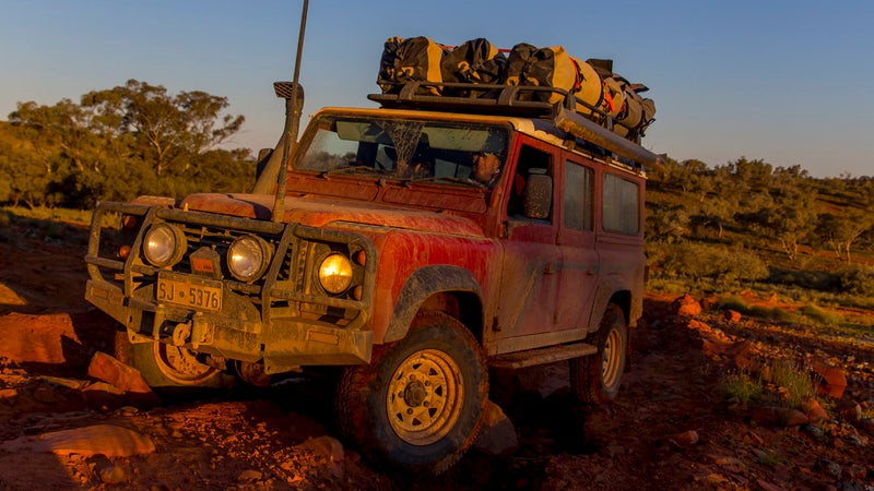 Six swags filled the entirety of this long wheelbase Land Rover's roof rack. And they noticeably impaired its handling; the additional 150 Lbs on the roof exacerbated body roll in corners, and while tackling off-road obstacles.