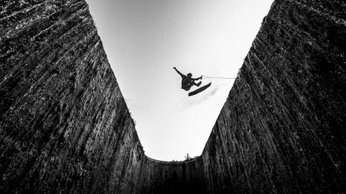 Wings category finalist by Jan Kasl
This image shows wakeskater Andrew Pastura at the Red Bull Winch Sessions in the Czech Republic and Slovakia in summer 2015.
鈥淭his was the last day of the photo shoot and I was already pretty happy with all the photos I had taken so far, but we decided to check one more location and that was this amazing gap on a remote lake in Slovakia,鈥 Kasl says. 鈥淭he guys were setting the winch and I jumped into the hole, where I buried myself ankle-deep in the mud and found the most impressive angle I could imagine.鈥