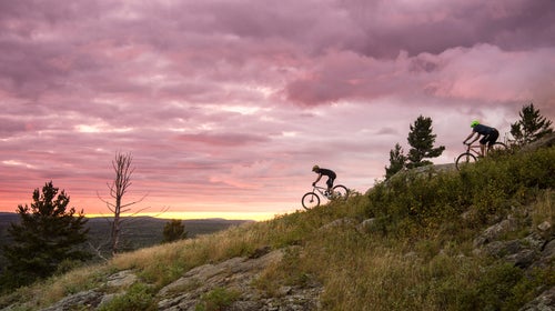 Mountain biking the Harlow Lake area near Marquette, Michigan, where the Fresh Coast Film Festival takes place next weekend.