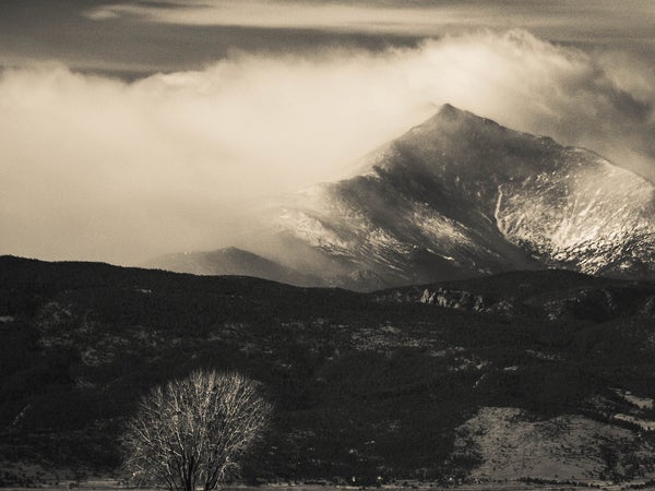 The most visibly prominent peak in Colorado's front range, Longs is visible from the state's major population centers, drawing climbers in.