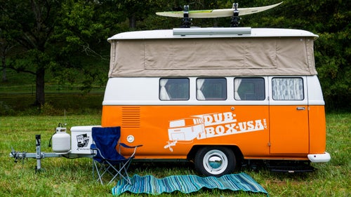 Want to live the van life without having the hassles of van life? Oregon-based Dub Box made a fiberglass mold of a ’69 camper van to create VW-inspired trailers with all the trimmings of a Vanagon but none of the mechanical headaches.