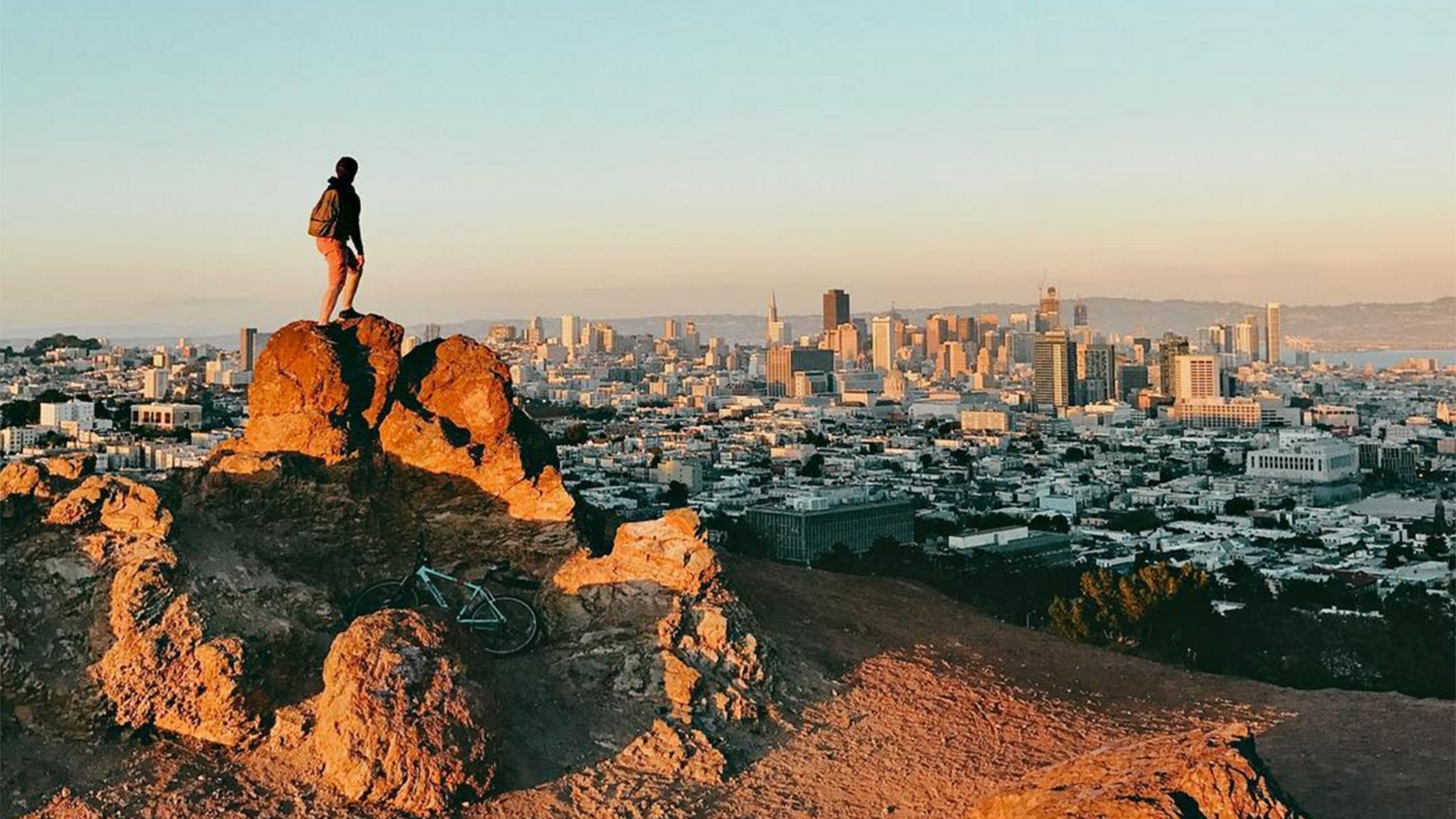 It’s easier than you think to find a quiet trail in the concrete jungle. To prove it, we asked our Instagram followers how they find nature in their cities. Here are 10 of our favorite shots. 
<br/><br/>
<strong> San Francisco, California
@blairlockhart - Corona Heights Park.